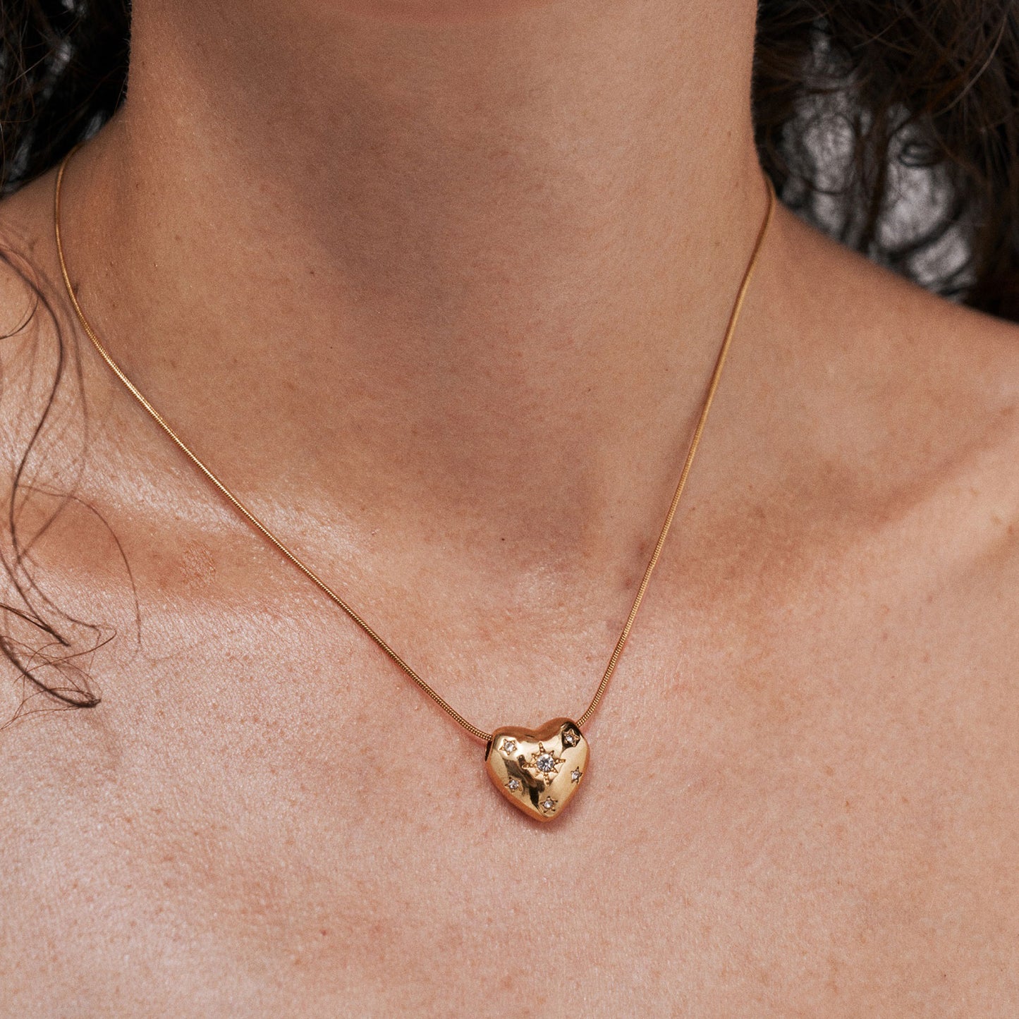 Gold Heart Necklace