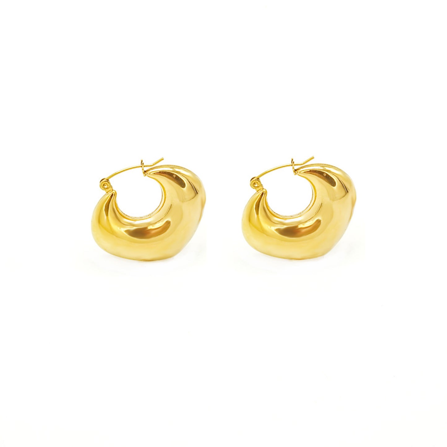 Candy Hoops Gold Earrings