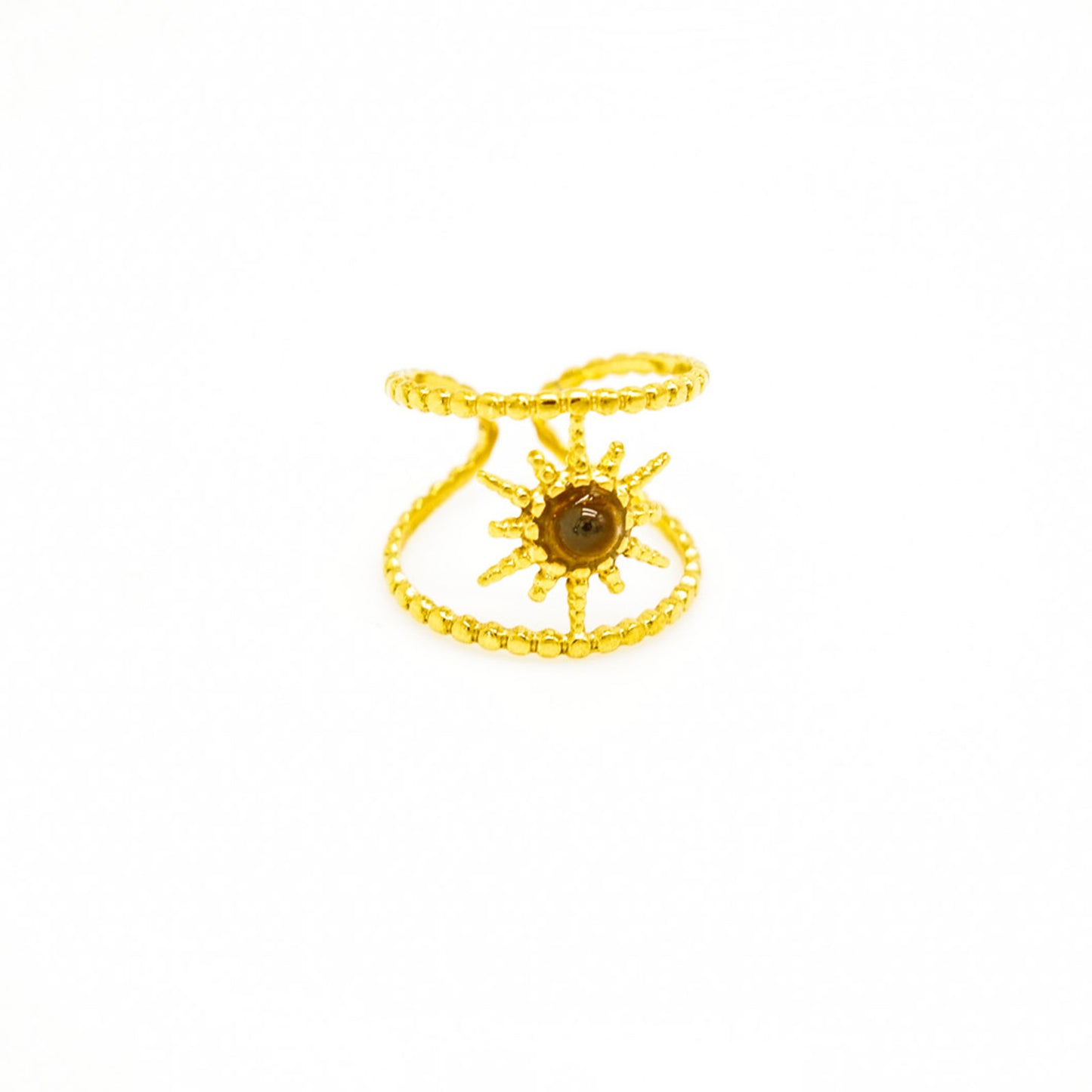 Sun Crystal Stone Ring