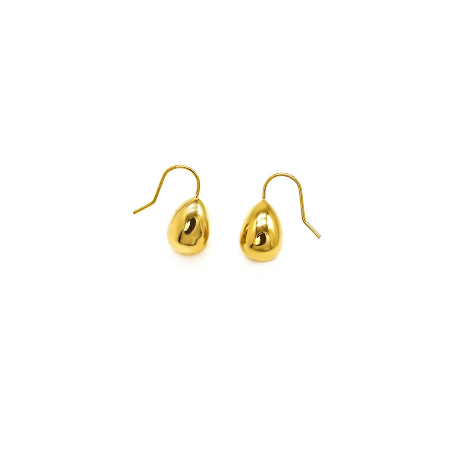 Teardrop Gold Earrings