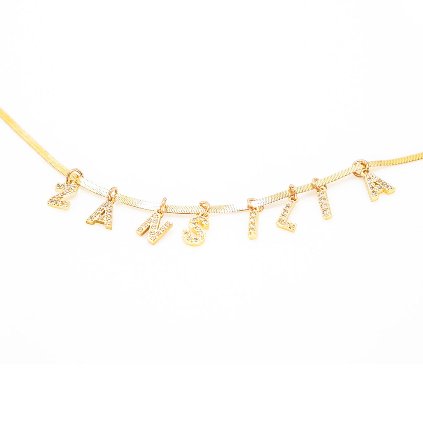 Petite Letter Gold Necklace