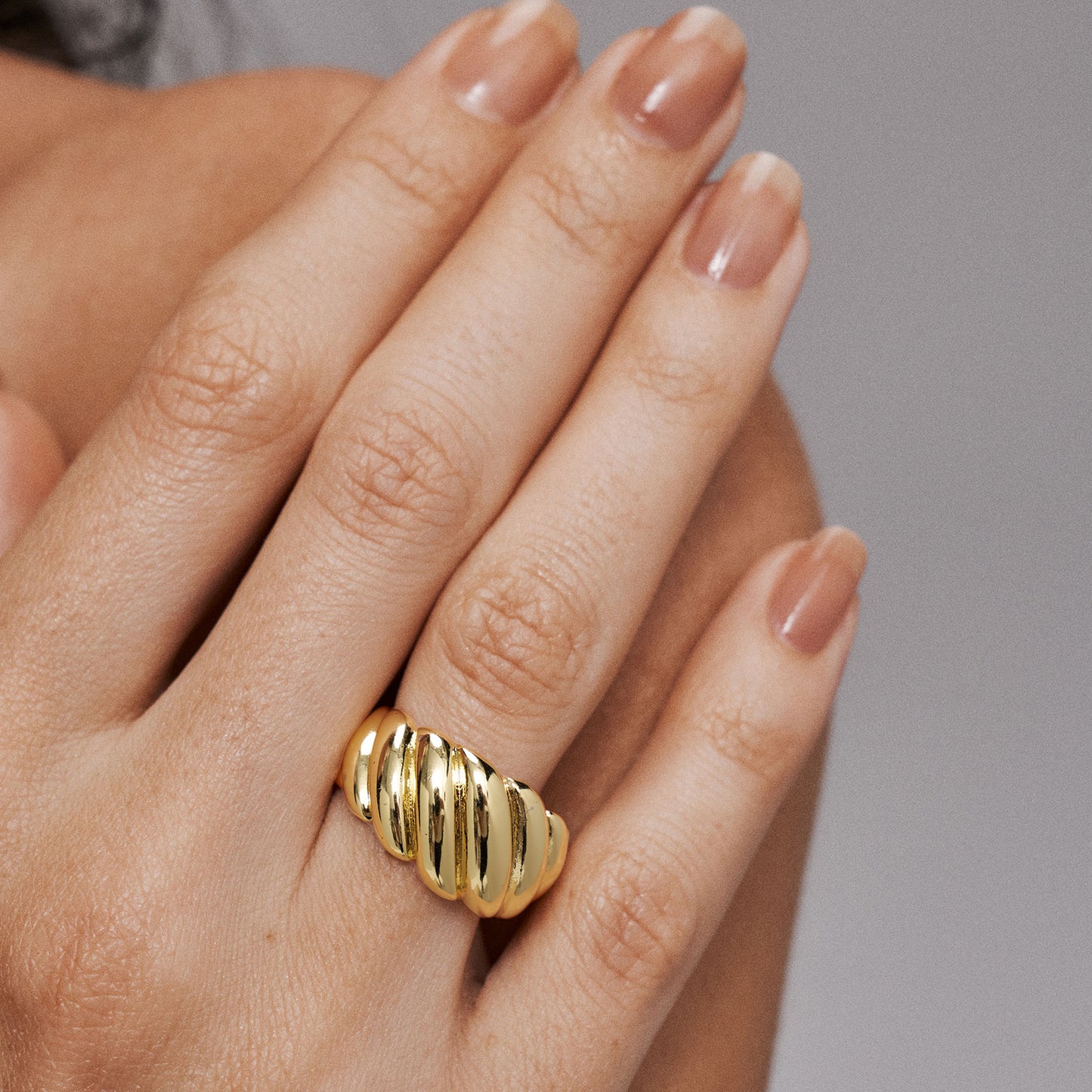 Croissant Gold Ring