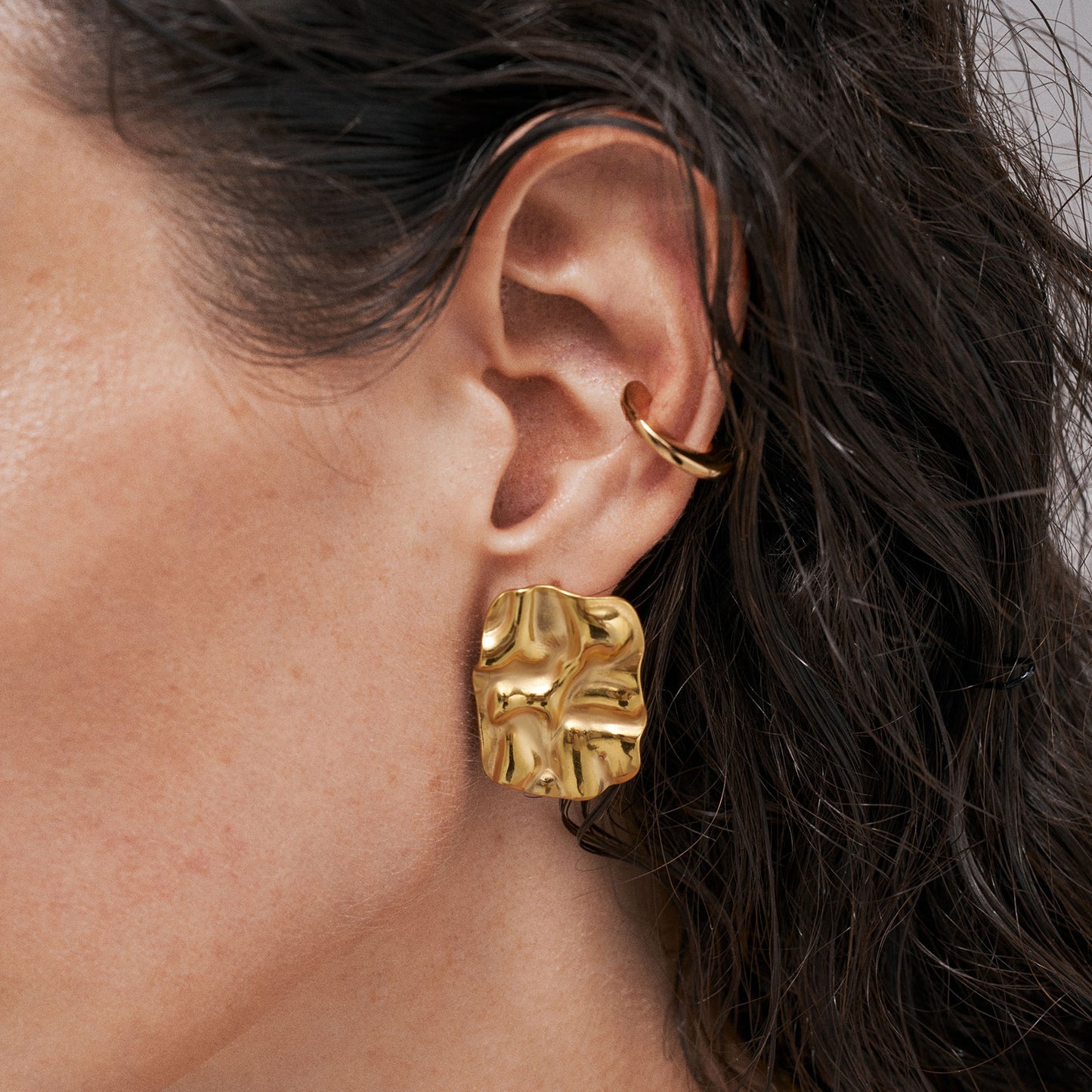 Slam Gold Earrings