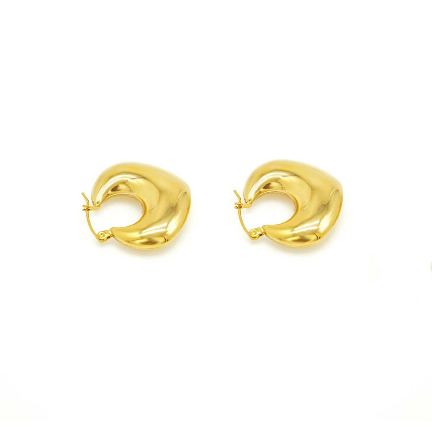 Candy Hoops Gold Earrings