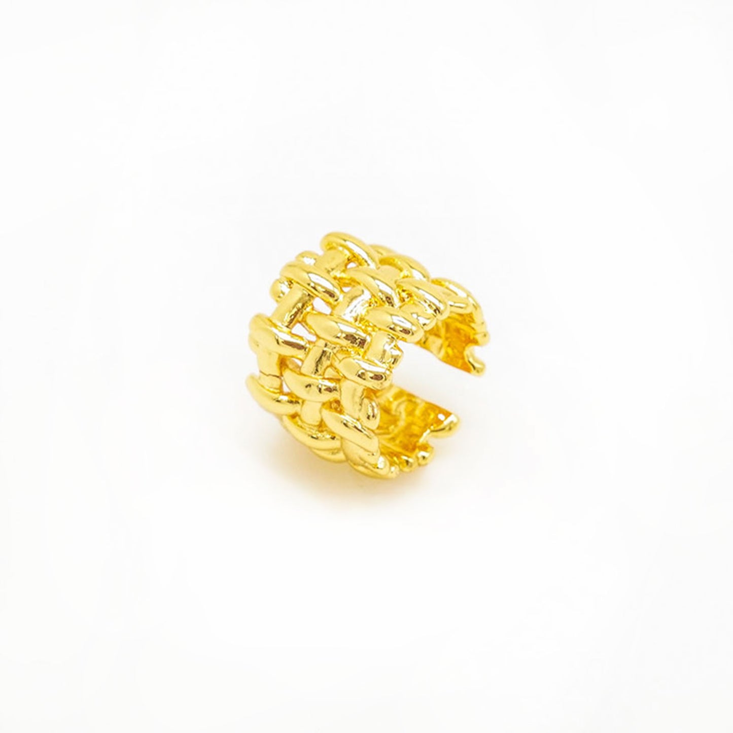 Woven Band Gold Ring