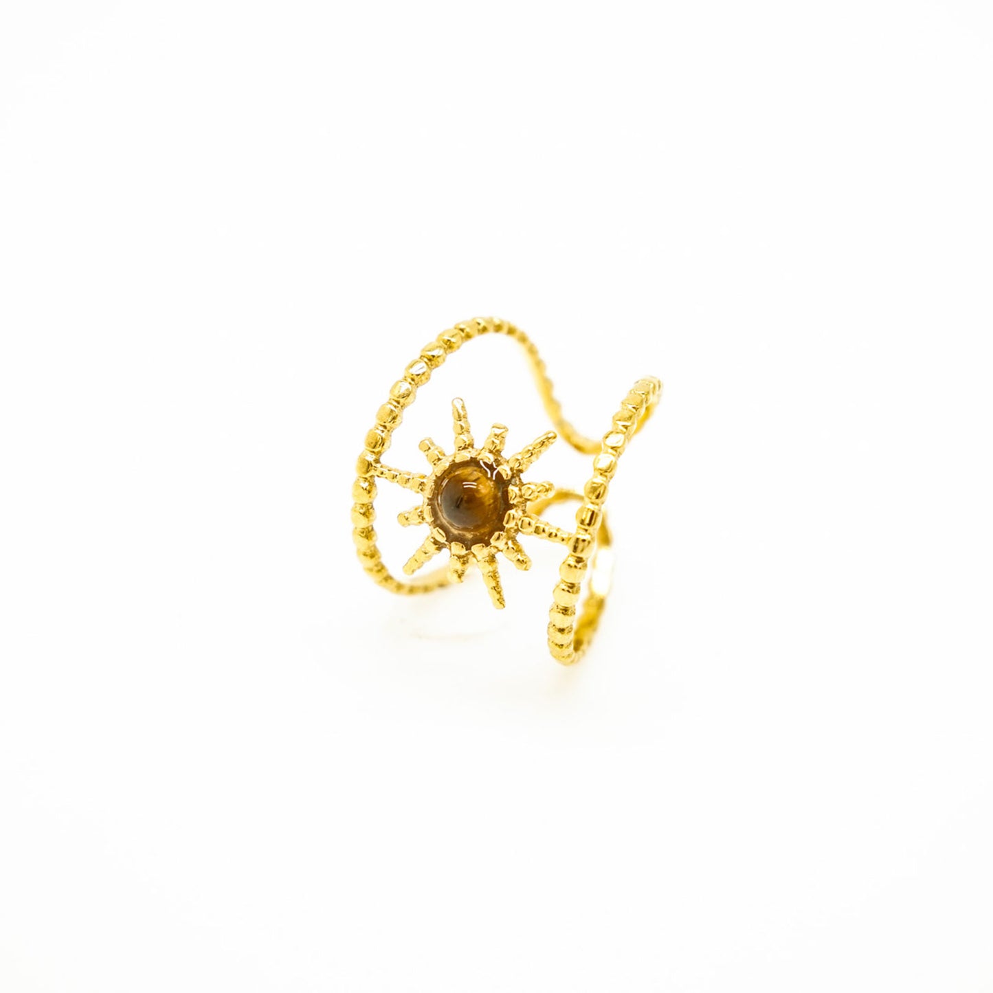 Sun Crystal Stone Ring