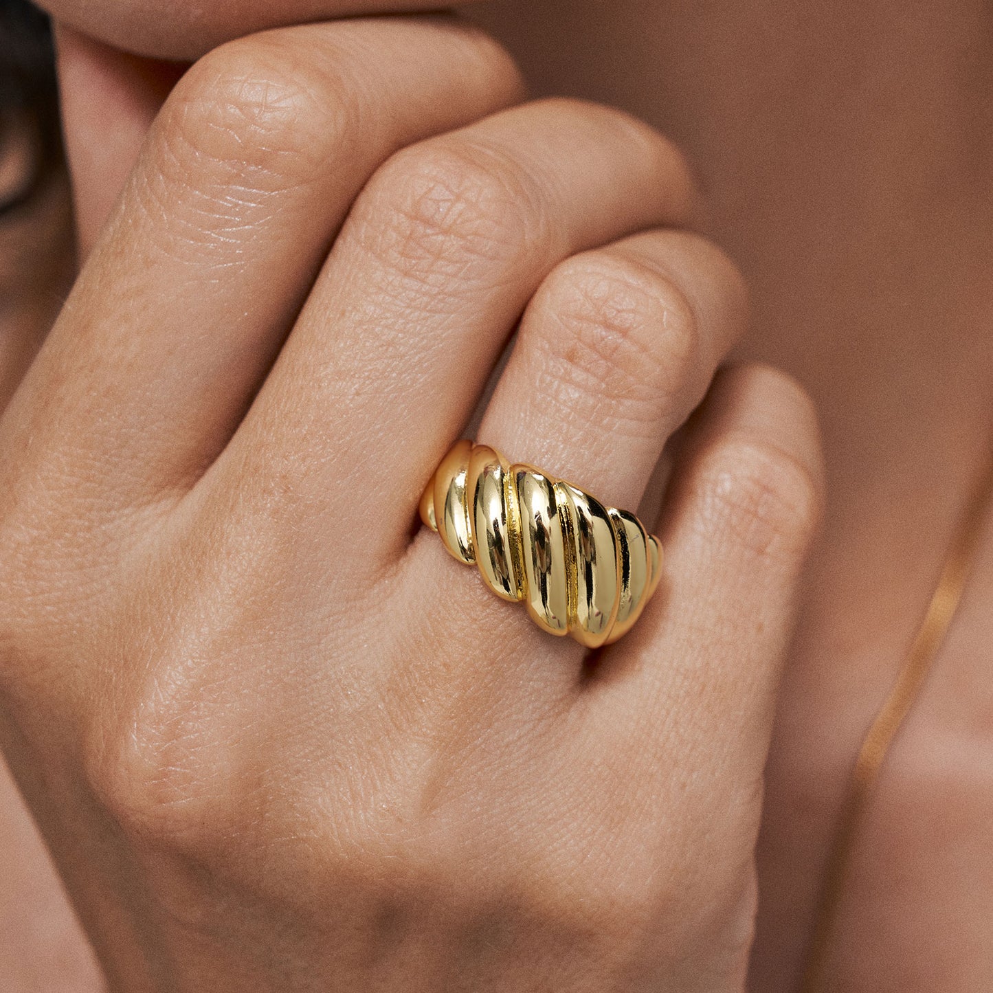 Croissant Gold Ring