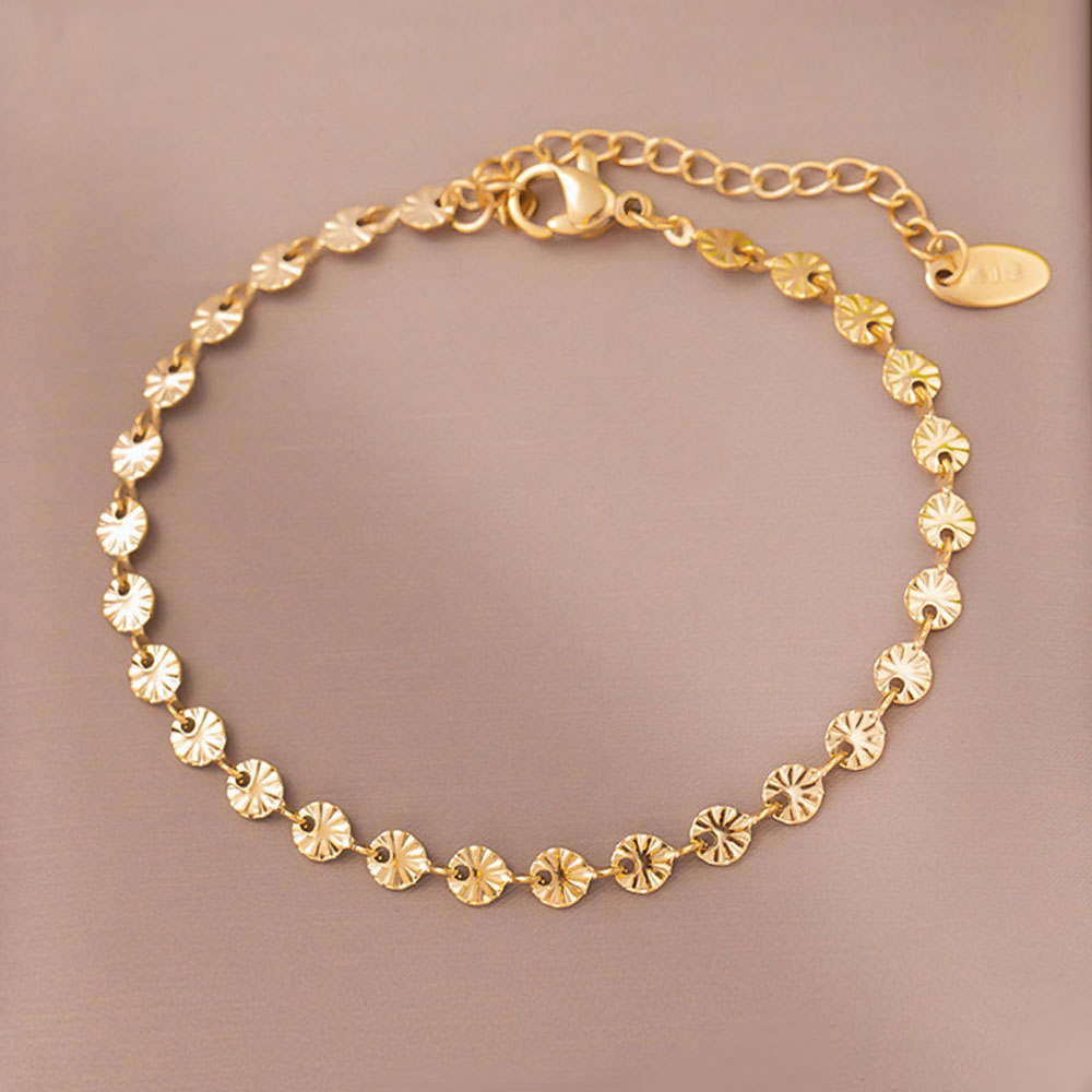 Disc Chain Bracelet